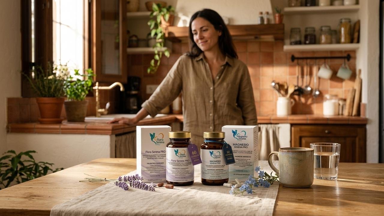Trata el ángulo de calidad y presentación: Pack Inicio Serena está formulado y fabricado en España y se presenta en frascos d